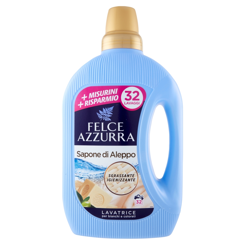 Felce Azzurra Sapone di Aleppo Lavatrice per bianchi e colorati 1,595 L